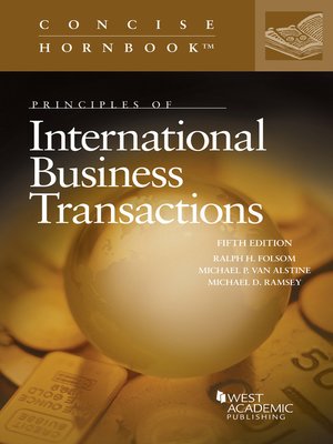 cover image of Principles of International Business Transactions